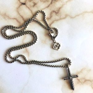 David Yurman Cable Classics Cross with Diamond
